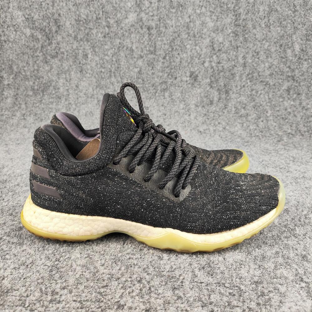 Adidas Harden LS Shoes Mens Size 8.5 Black Knit Basketball Sneakers CG5107